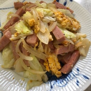 ☆スパムで♪　簡単野菜炒め☆